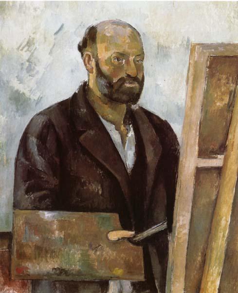 Paul Cezanne Autoportrait a la palette